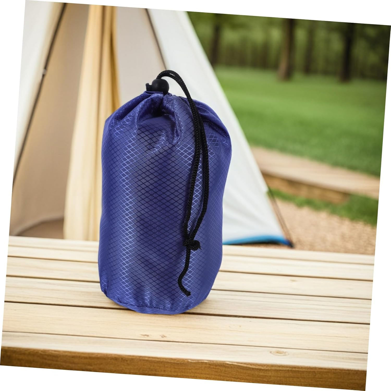 HONMEET Nylon Drawstring Storage Bag for Travel Portable Clothing Organizer down Jacket Compression Pouch Lightweight Oxford Material Versatile Outdoor Camping Storage image number 6