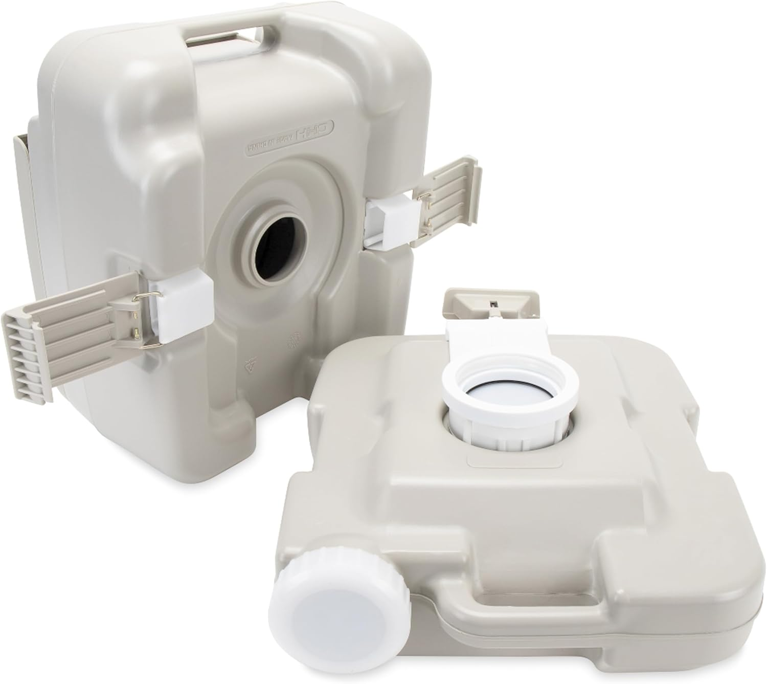 Camco Portable Travel Toilet - Features Bellow-Type Flush and Sealing Slide Valve to Lock-In Odors and Protect against Leakage-| Lightweight and Compact, 2.6 Gallon (41531) - 5.3 Gallon image number 4