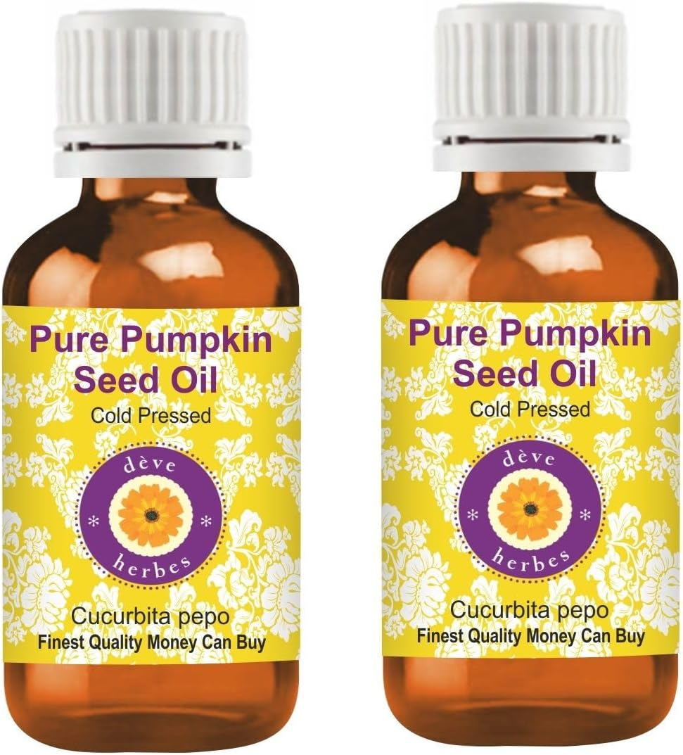 Deve Herbes Pure Pumpkin Seed Oil (Cucurbita Pepo) 100% Natural Therapeutic Grade Cold Pressed 15Ml (0.50 Oz) image number 5