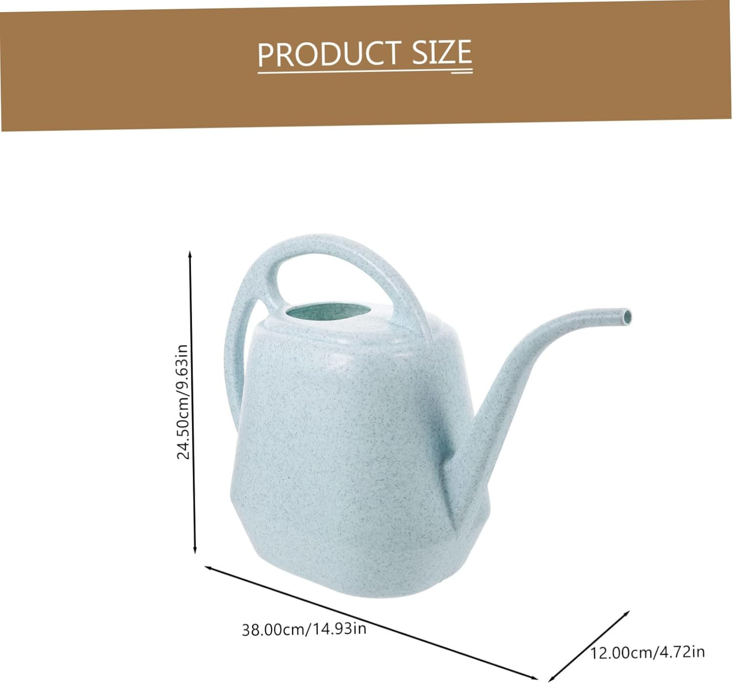 YOSADIER Large Capacity Watering Can Gardening Spray Succulents Watering Can for Car White Plastic Re-Usable image number 5