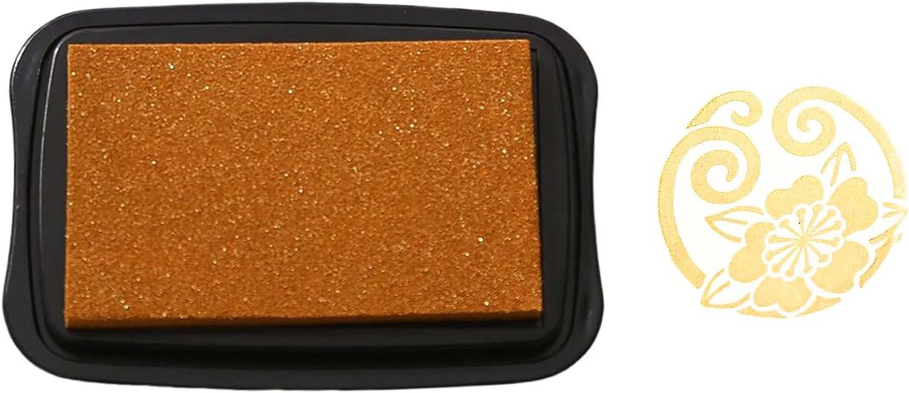 Sgphrzlt Vintage Ink Pads for Rubber Stamps, Washable Fabric Stamp Pad, Permanent Craft Finger Print Thumbprint Ink Pads with High-Density Sponge for Paper Scrapbook Art Poster, Red