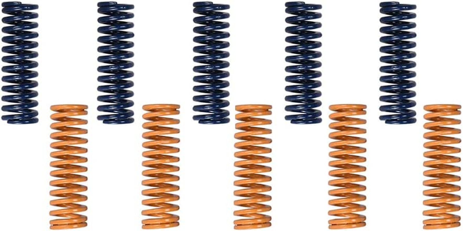 Lokkr 3D Printer Heat Bed Die Springs (10 PCS), 8Mm OD 25Mm Long Load Compression Mould Die Spring for Ender 5/3/S1/Ender 3 Pro/Ender 3 V2/Ender 3S, CR-10/CR-10S 3D Printer Accessories image number 4