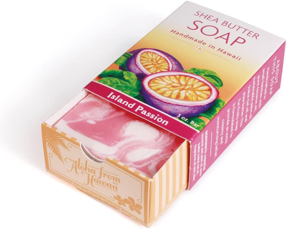 Island Soap & Candle Works Handmade Shea Butter Soap, Kauai Kiss