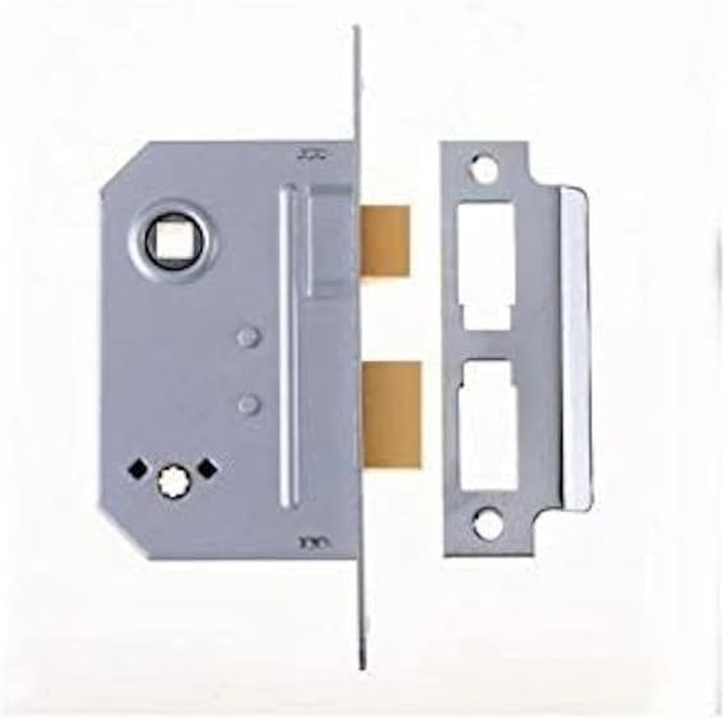 Yale Locks PM236CH25 Bathroom 2 Lever Sash Lock 2.5-Inch - Polished Chrome Finish