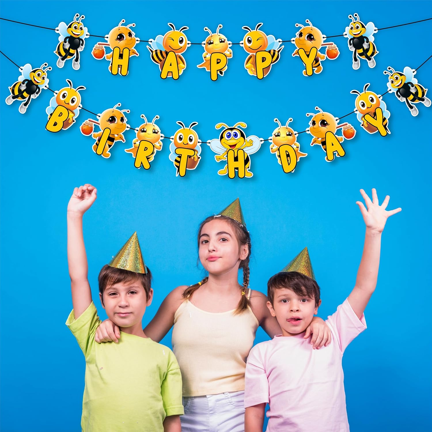 Bumblebee Happy Birthday Banner