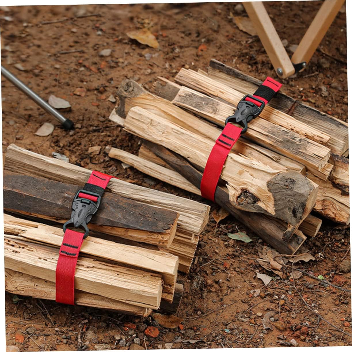 Ipetboom 2Pcs Nylon Camping Packing Strap Buckle Luggage Bundling Belts for Travel Tie down Quick Release Buckle for Outdoor Gear