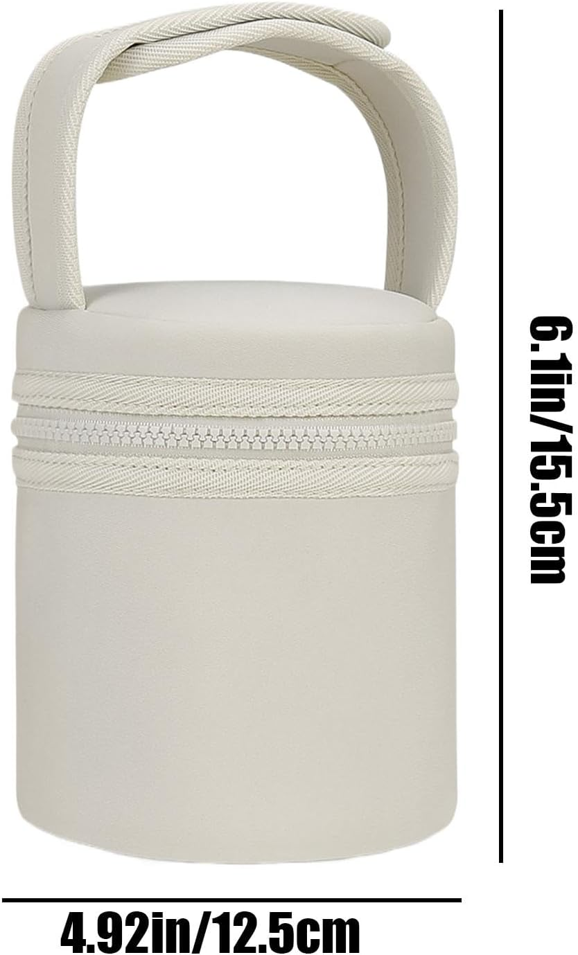 Frfik Breastmilk Travel Cooler - Milk Bottles Bag - Insulated Bottle Bags with Detachable Strap, Breast Milk Storage Bag Fits 2 Large 8Oz Bottles for Nursing & Working Mom image number 2
