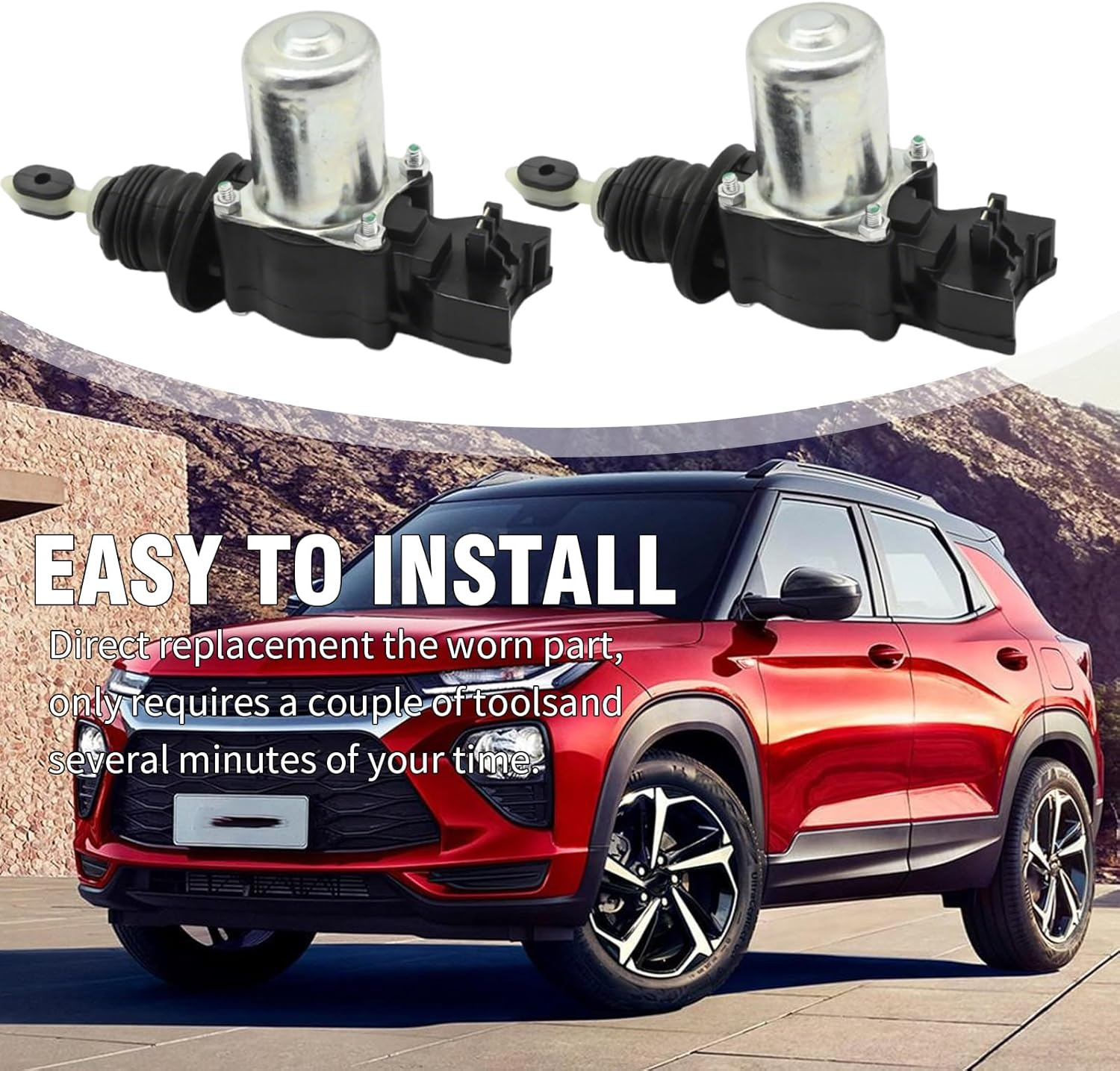 746-014 Power Door Lock Actuator for Chevy GMC Cadillac Pontiac Pickup Truck (Pair of 2) image number 1