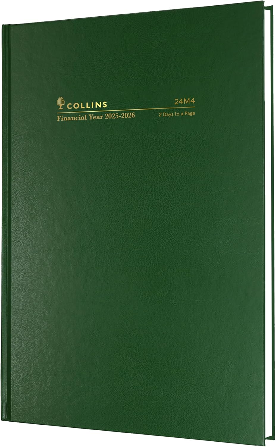 Collins 2025-2026 Financial Year Diary - A4 Two Days to a Page Planner - Green image number 1