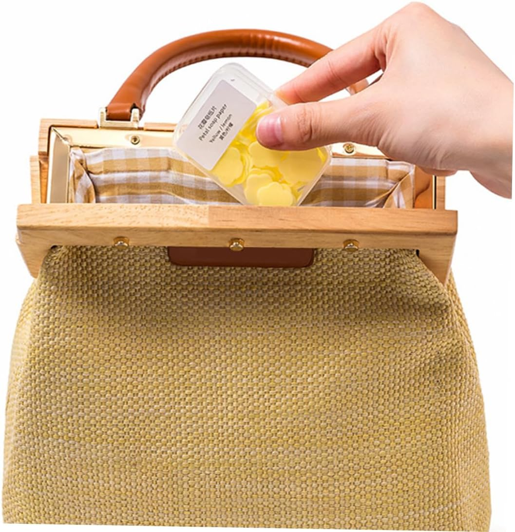 Abaodam Soap Flakes Hand Washing Soap Slices Leaves for Camping Business Trips Office Home image number 5