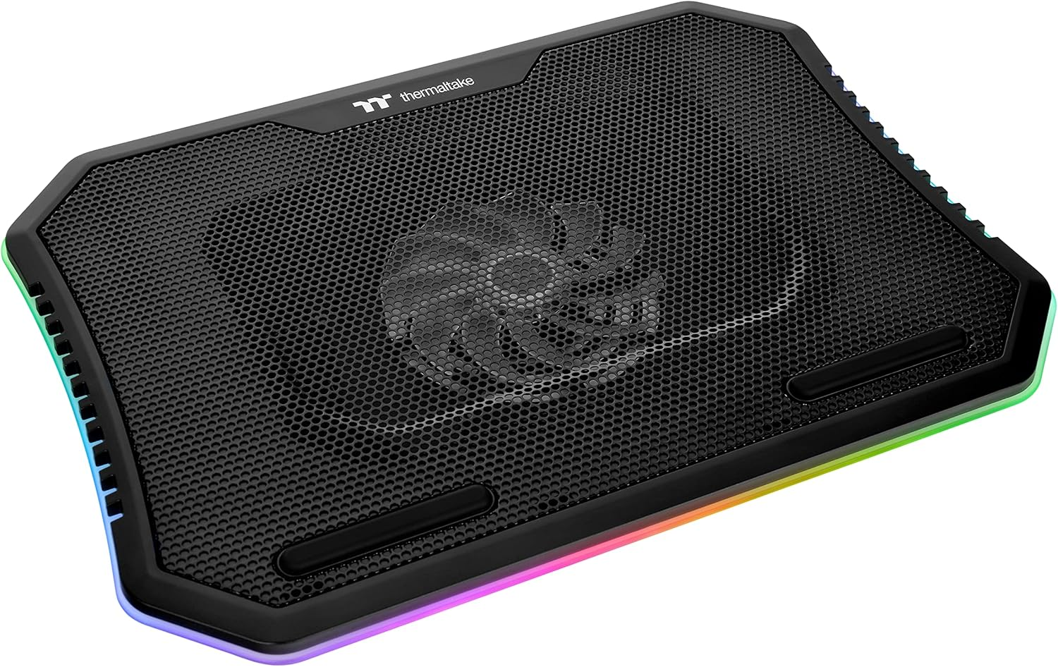 Thermaltake Massive Steel Mesh Panel with 1 X 120Mm Fan, 256 Color RGB Spectrum, 10"-15" Notebook Cooler CL-N020-PL12SW-A image number 3