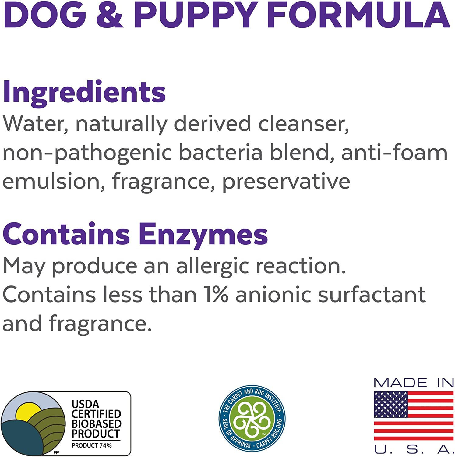 Urine off Dog and Puppy Formula Odour and Stain Remover 500 Ml image number 3