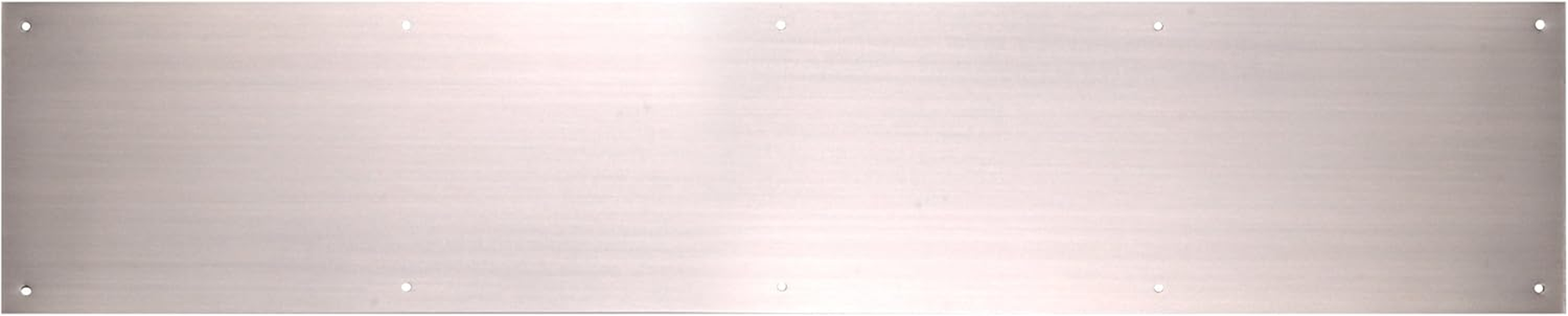 Hardware Essentials Aluminum Non-Magnetic, Screw-In, Door Kick Plate 6" X 30" Pewter Finish (​​852743)