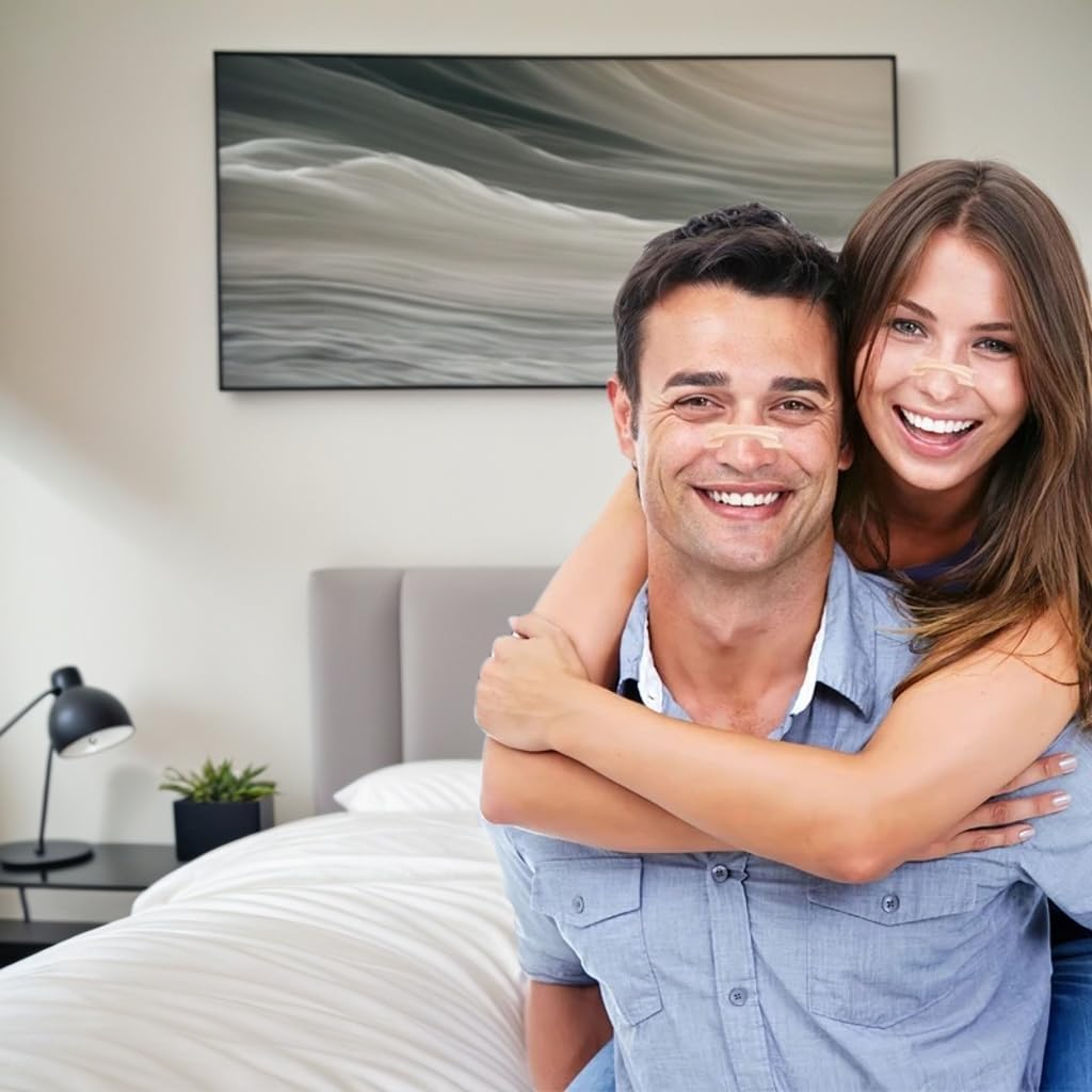 [50Pack]Breathe Nasal Strips to Reduce Snoring Works Instantly to Improve Sleep, Relieve Nasal Congestion Due to Colds & Allergies - Clear image number 7