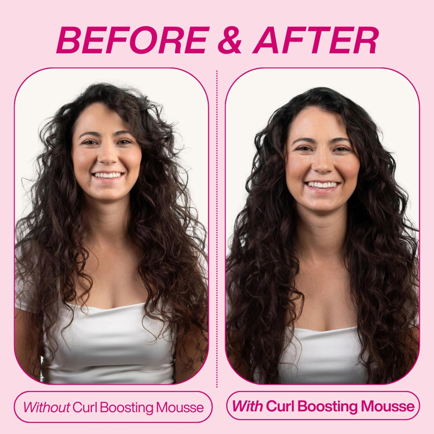 Dippity Do Girls with Curls Curl Enhancing Mousse - Lightweight 3-In-1 Defining Mousse for Curly and Wavy Hair - Hibiscus and Olive Oil for Frizz Free and Bouncy Curls - 200 Ml/6.7 Fl Oz - 2 Pack