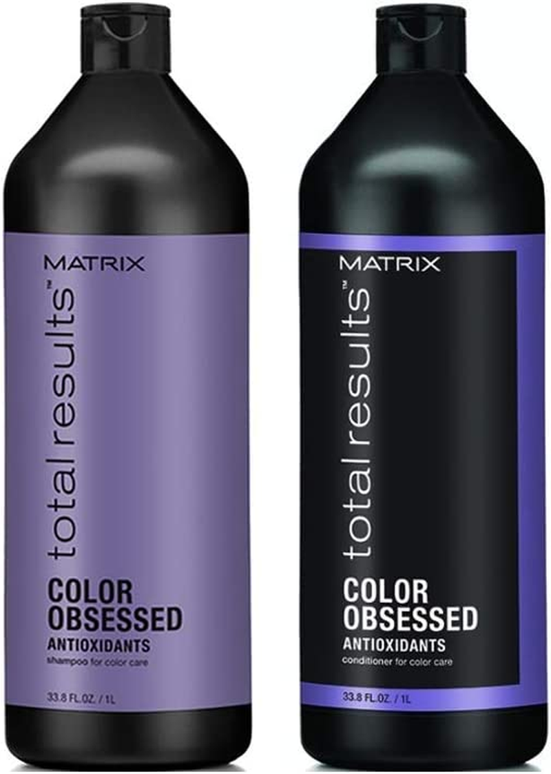 Matrix Total Results Color Obsessed Shampoo & Conditioner Value Pack (1 Litre) image number 1
