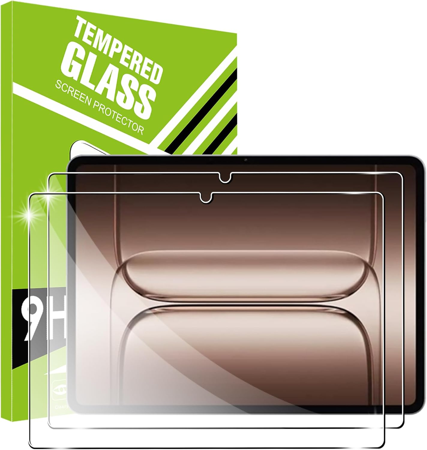 FDHYFGDY Pack of 2 Screen Protectors for Oneplus Pad 3 Tempered Glass Screen Protector, Camera Protection and Glass Screen Protector, 9H Hardness, Anti-Bubble HD Screen Protector image number 4