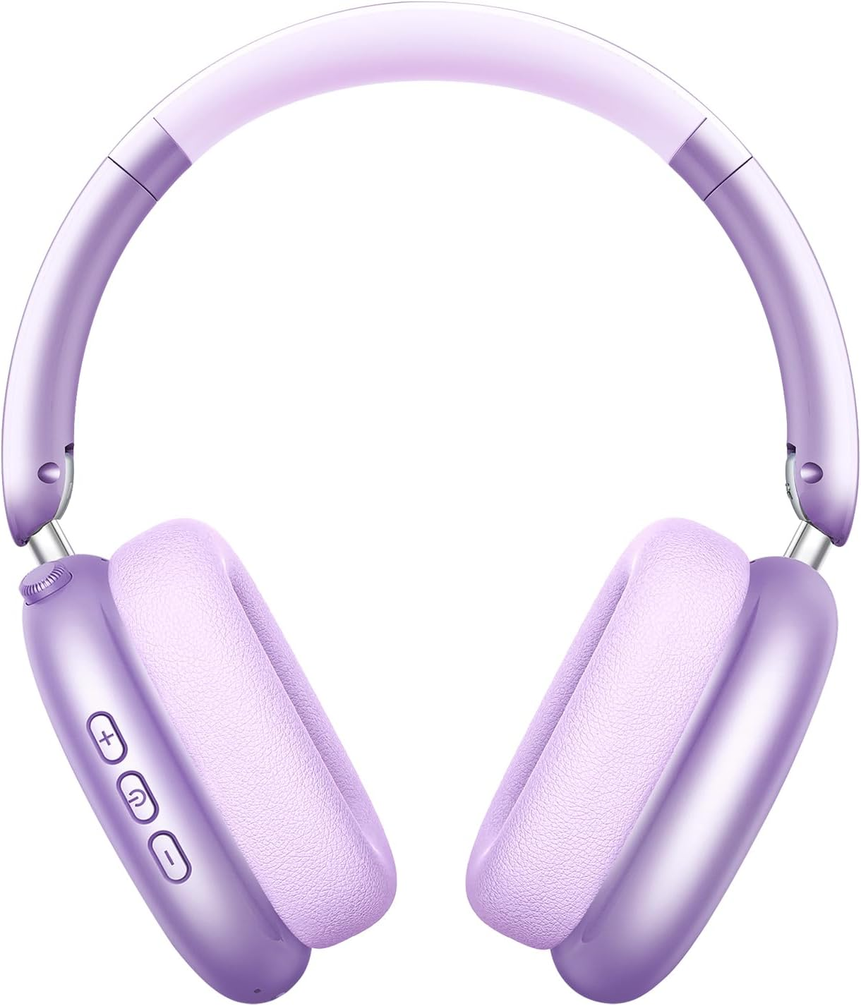 Wentronic Y01 Noise Cancelling Headphones, Wireless Over-Ear Headphones, Bluetooth 5.3, Hi-Res Sound, 48H Playback, Foldable with Microphone for Ios/Android/Pc - Purple image number 6