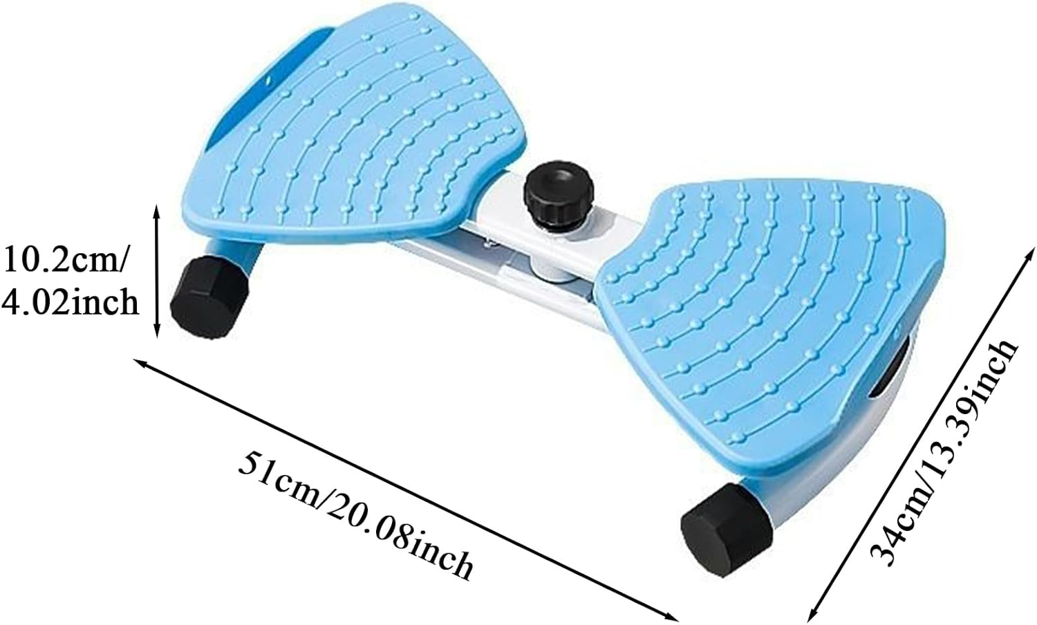 Nexusectar Twist Trainer, Abdominal Strength Training Device - Quiet Rotating Board with Resistance Bands for Fitness Workout at Home and in the Home - Pink image number 6