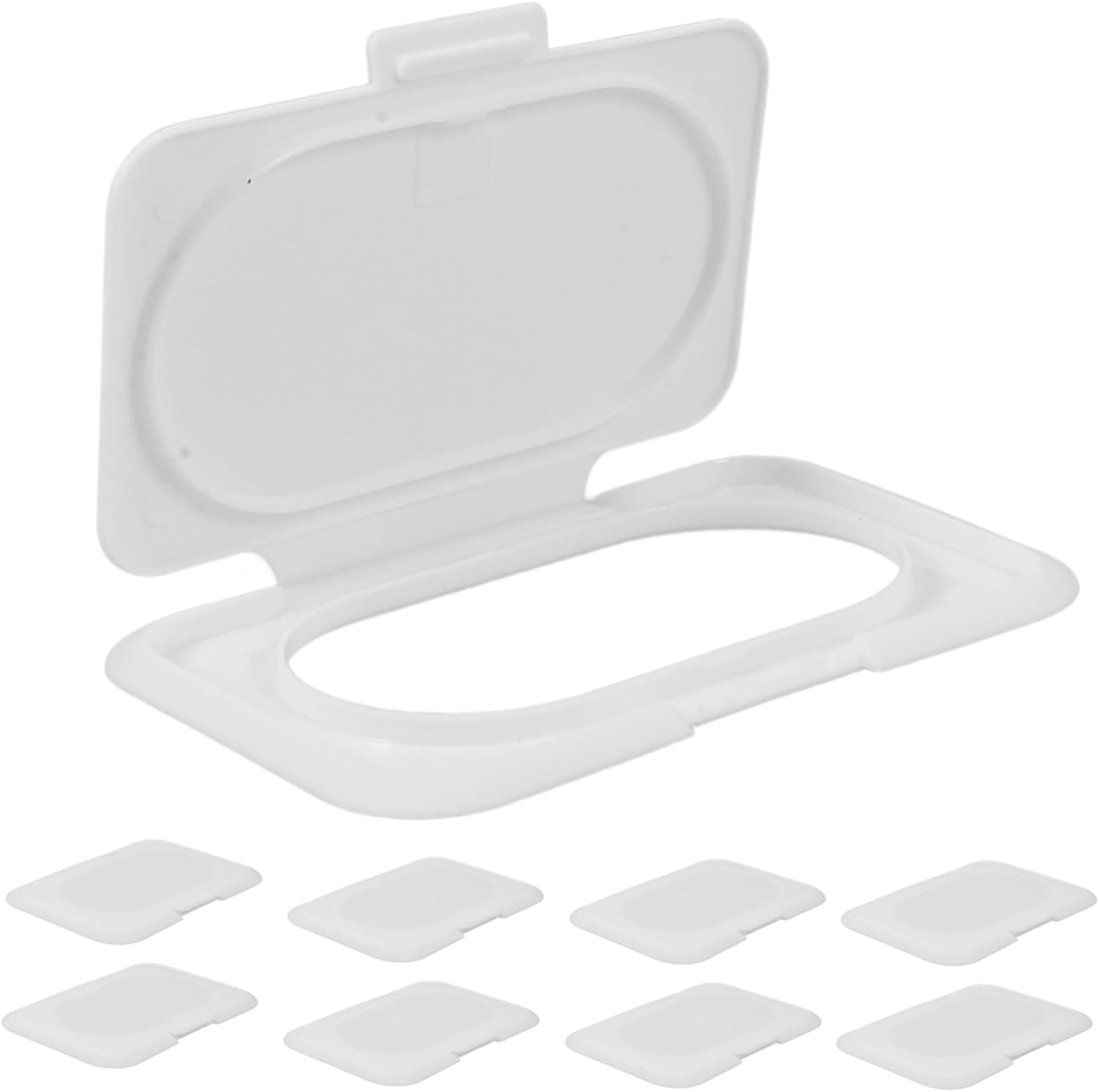 30Pcs Multi-Functional Wipe Flip Lid Airtight Leakproof Wipe Dispenser Cover Reusable Plastic Storage for Newborn Home Car image number 2