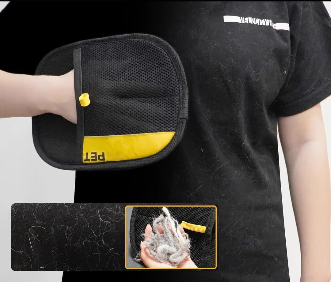 1 Pcs Pets Double-Sided Pet Grooming Gloves,Pet Grooming Gloves,Cat Grooming Gloves for Dogs,Double Sided Grooming Gloves for Pets,Pet Hair Remover Gloves,Pet Fur Cleaning Gloves image number 5