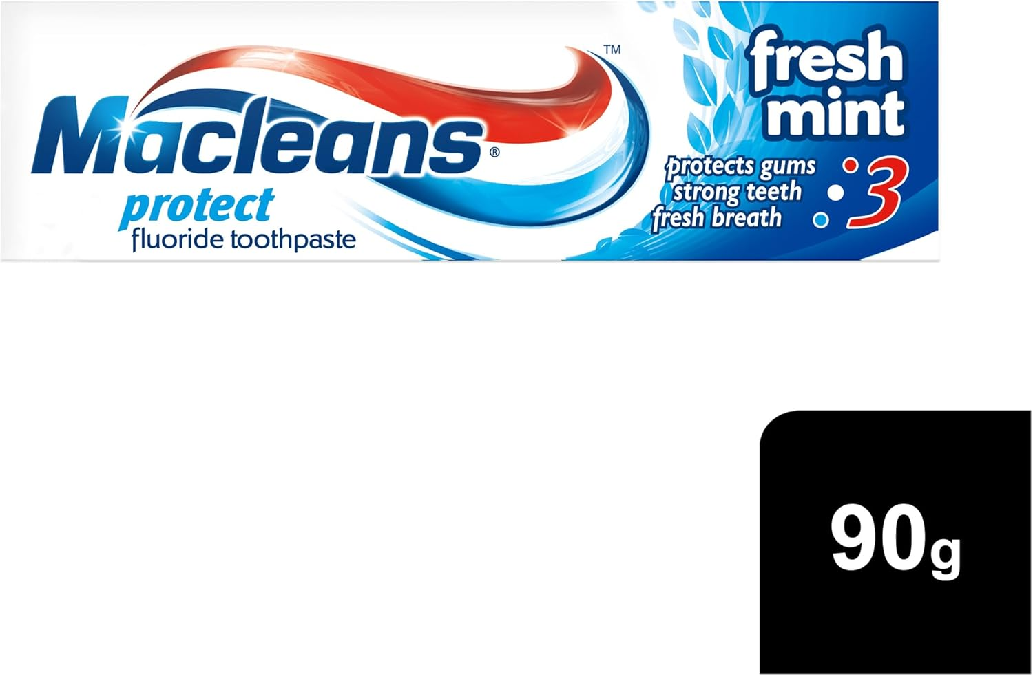 Macleans Protect Fluoride Toothpaste, Fresh Mint, 90G (Pack of 2) image number 2