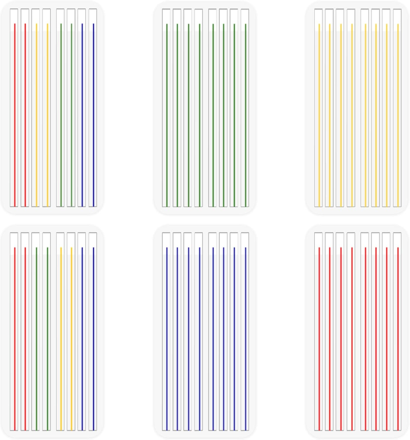 BAYTORY 960Pcs Transparent Highlighter Tape Reusable, Clear Sticky Tabs for Annotating Books, Long Highlighting Strips Page Markers Index Tabs, Sticky Notes Aesthetic Office School Supplies