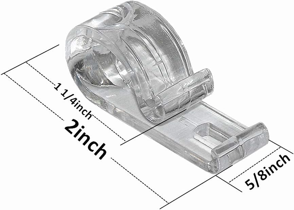 Cutelec Roller Shade Clear Saftey Chain and Cord Guide 4 Sets per Pack,Fixation Hook for Bead Chain for Roller Blinds image number 3