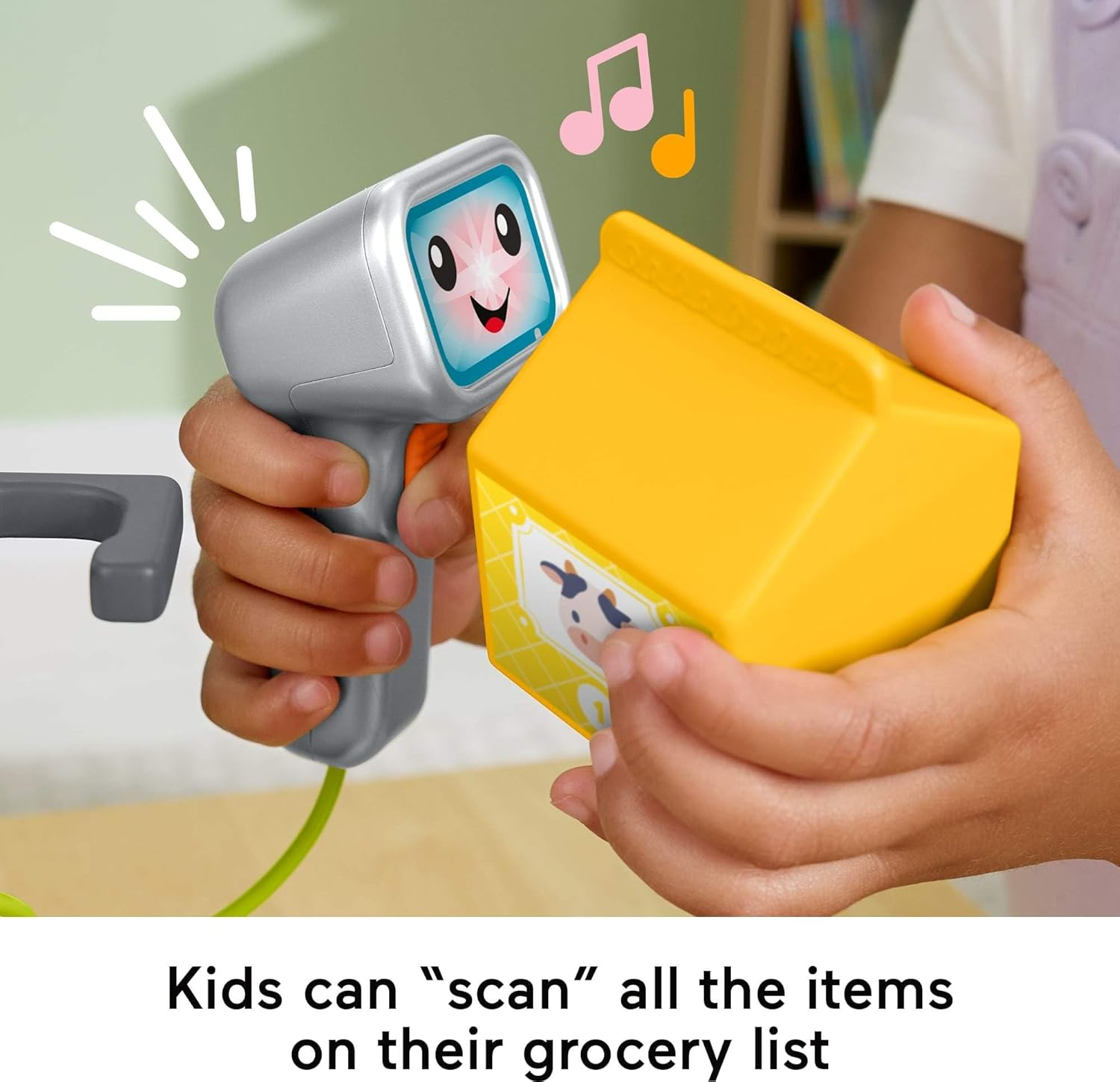 Fisher-Price Toddler Learning Toy Laugh & Learn Count & Shop Cash Register Play Store with 20 Pieces for Pretend Play Kids Ages 2+ Years image number 5