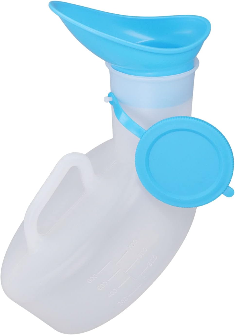 Portable Urinal Bottle for Male Female, Large Capacity Pee Bottle with Spill Proof Lid for Hospitals, Emergency and Travel Use, Easy to Clean, Suitable for Elderly & Bedridden (800Ml Female)