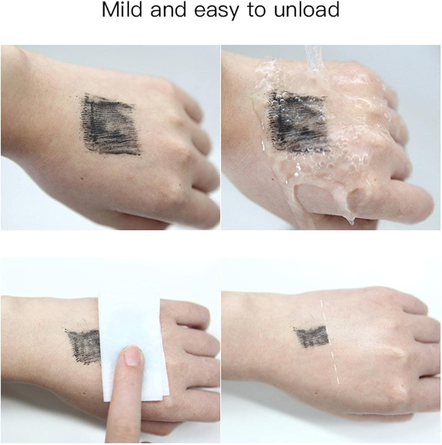 4D Silk Fiber Mascara Waterproof and Easy to Dry Natural Black Thick Makeup Cosmetics Mascara Eyelash A8K1 Soft Eyelash Long image number 6