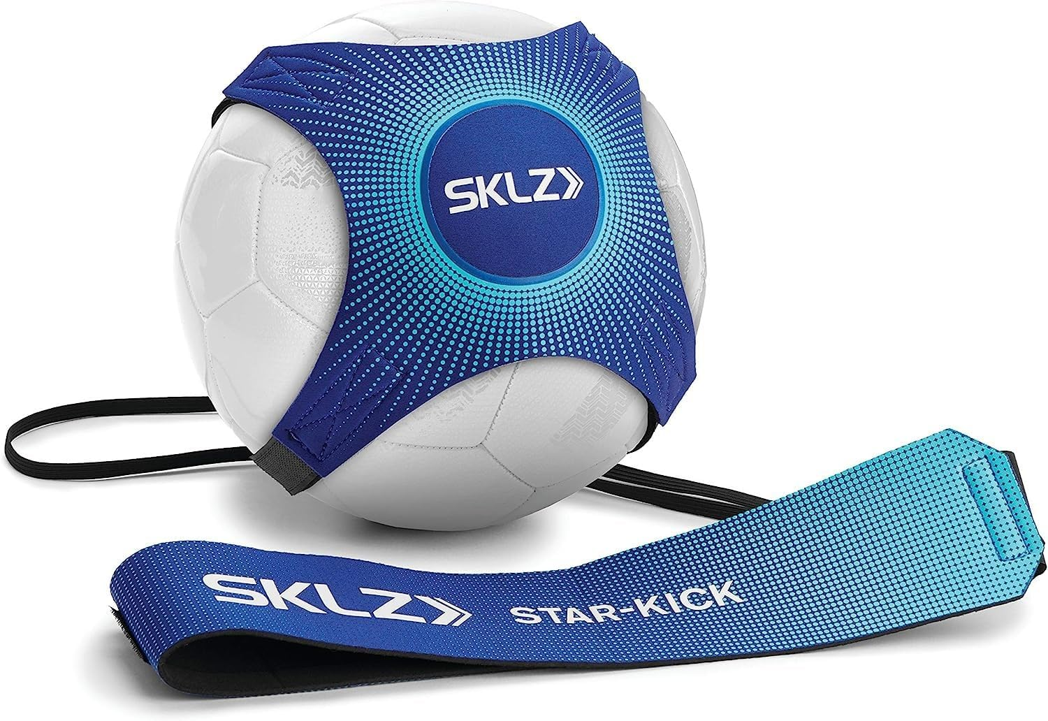 SKLZ Star-Kick Hands-Free Adjustable Solo Soccer Trainer - Fits Ball Sizes 3, 4, and 5 - Volt image number 7