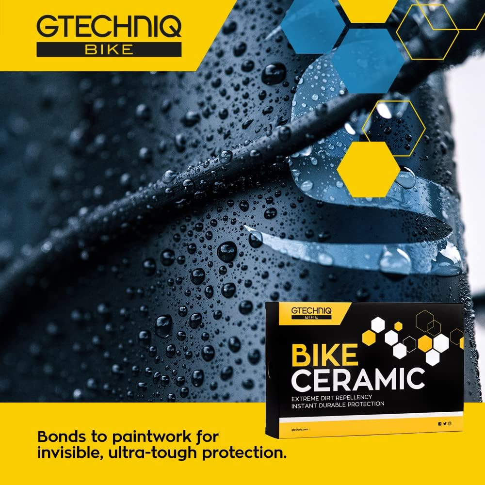Gtechniq Bike Ceramic, 15 Ml. Protection for Road and Mountain Bikes, Extreme Dirt Repellency, Instant Durable Protection for Bicycles. image number 3