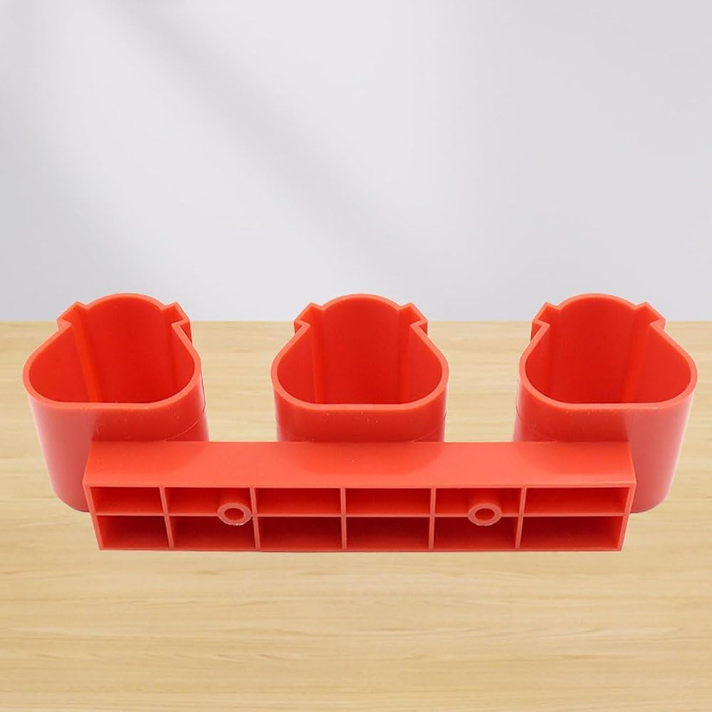 3-In-1 Heavy Duty Battery Holder Organizer with Slots, Universal Storage Case Compatible with Milwaukee M12,Makita,Bosch 12V Batteries, Durable Tool Battery Organizer for Workshop image number 1