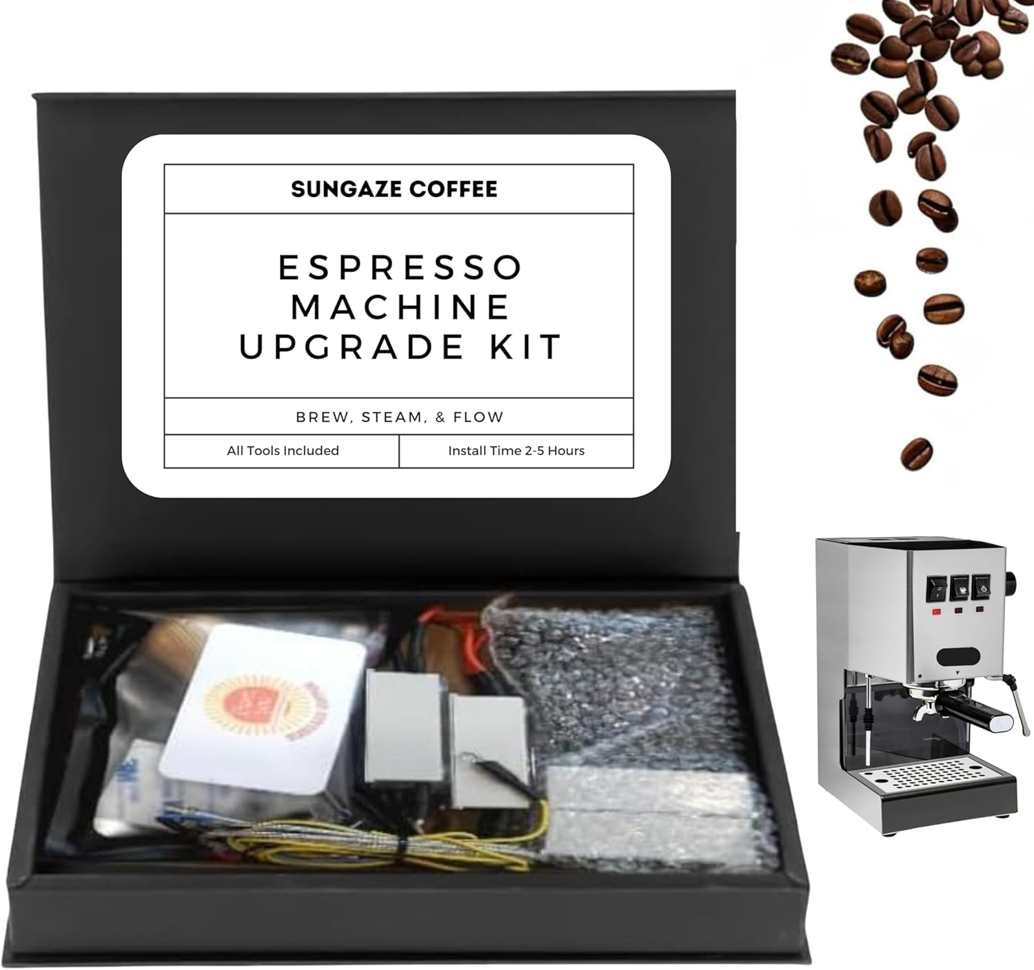 Sungaze Gaggio Classic Pro PID Kit for Brew & Flow Control, Pull $2000-$3000 Quality Shots, Compatible with the Classic, Classic Pro, & Classic Pro Evo image number 3