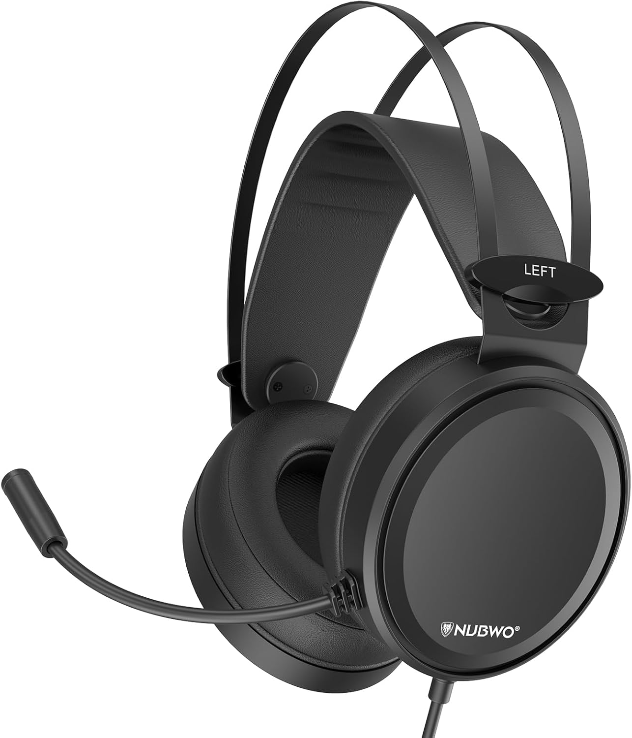 NUBWO Gaming Headsets PS4 N7 Stereo Xbox One Headset Wired PC Gaming Headphones with Noise Canceling Mic, over Ear Gaming Headphones for Pc/Mac/Ps4/Xbox 1/Nintendo Switch/Mobile-Black