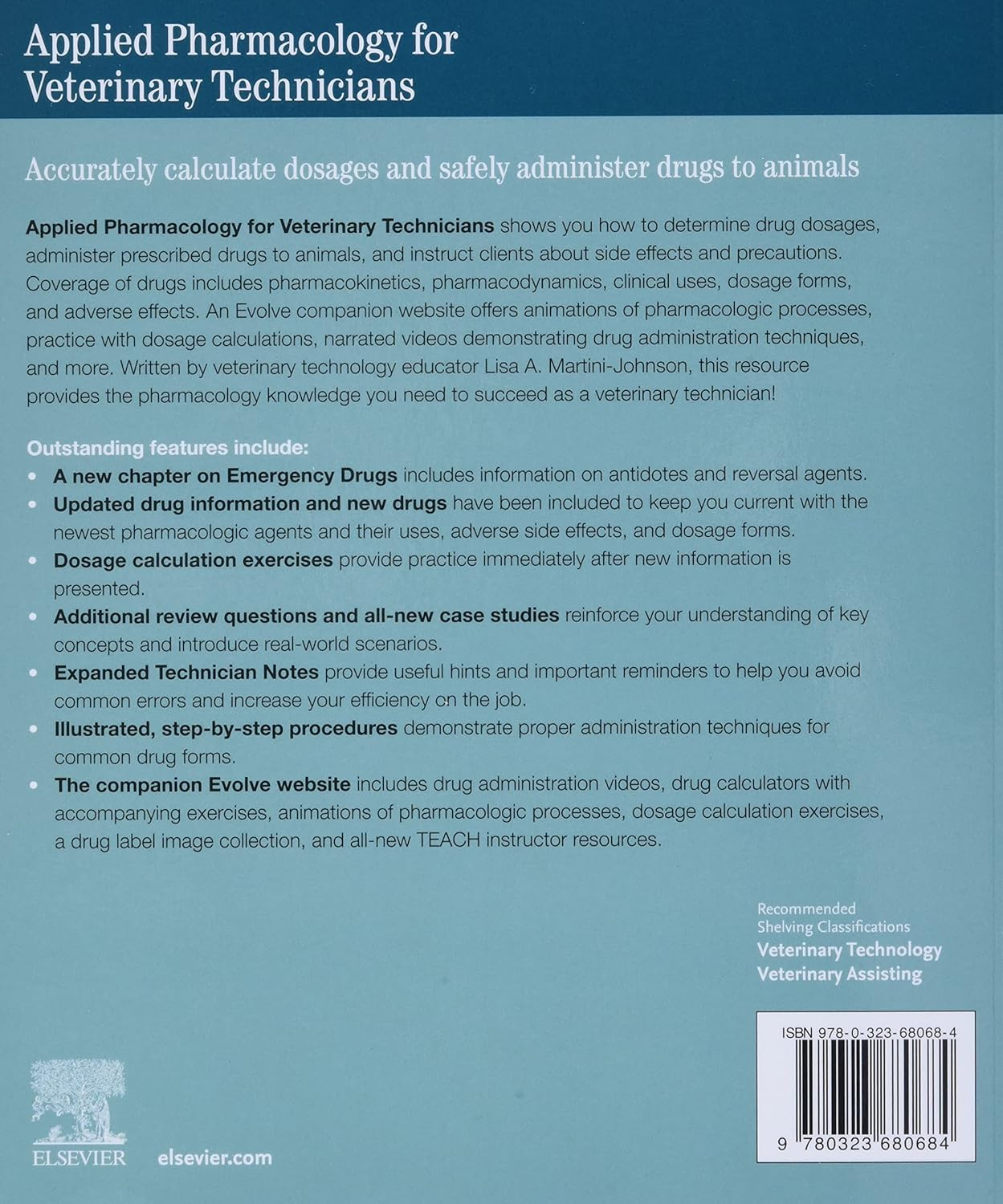 Applied Pharmacology for Veterinary Technicians