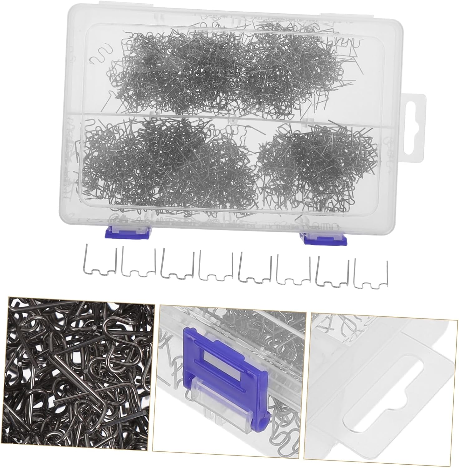 ULTECHNOVO 1000Pcs Hot Staples Welding Rods Plastic Repair Welder Kit for Car Bumpers Dashboards Automotive Upholstering Fix Tool image number 5