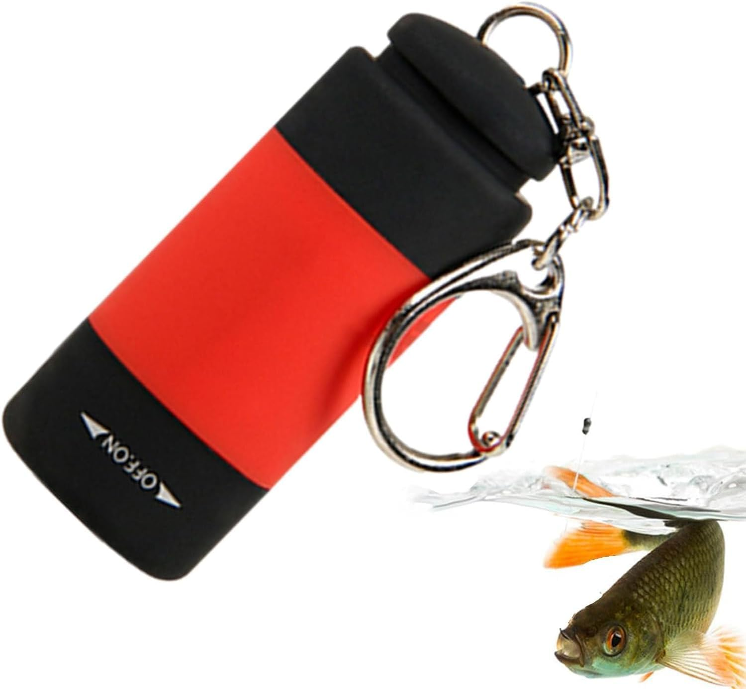 Fishing Lights LED Underwater - IP68 Waterproof Handheld Flashlight - Night Fishing Light Torch Detector, LED Submersible Fishing Light, Underwater Fish Finder Lamp for Freshwater & Saltwater