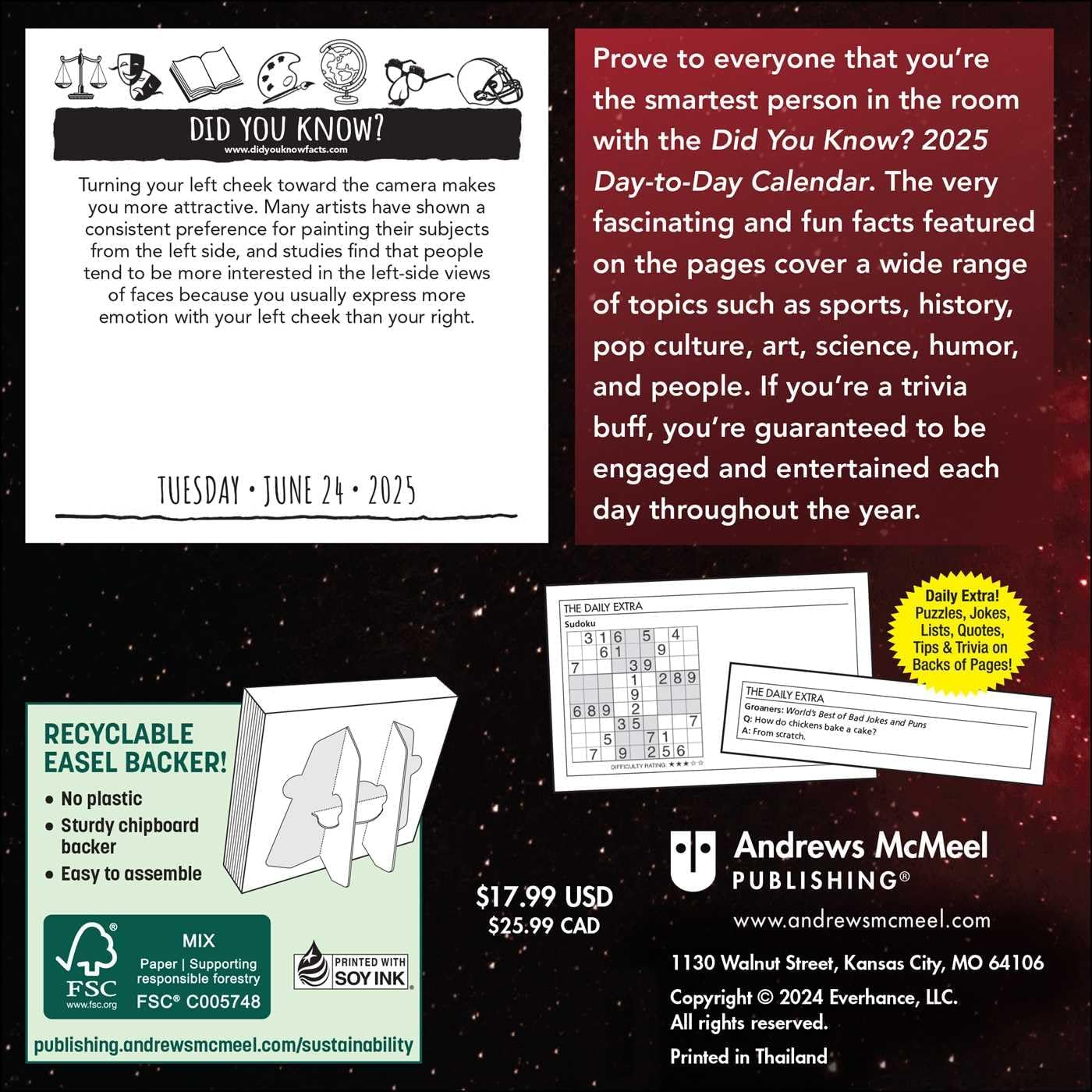 Did You Know? 2025 Day-To-Day Calendar image number 2