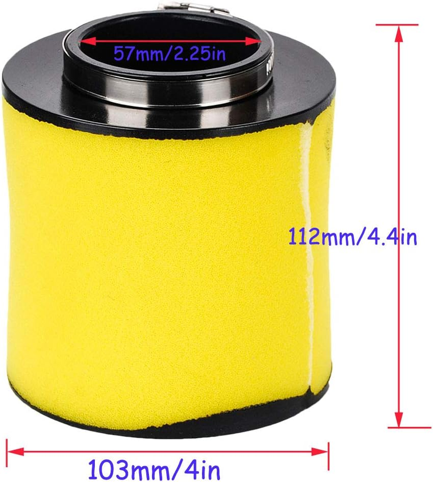 HIFROM Air Filter for Honda ATV TRX250 TRX250TE Recon TRX250EX TRX250X Recon 250 17254-HM8-000 image number 1