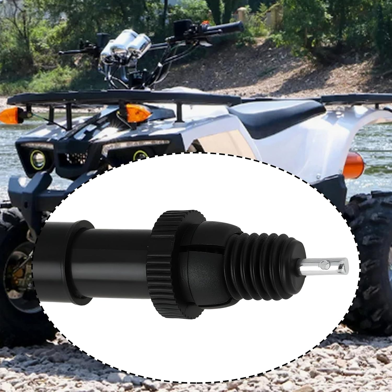 2Pcs Motorcycle Rear Brake Switch with Spring Suitable for ATV Brake Pedal Switches image number 6