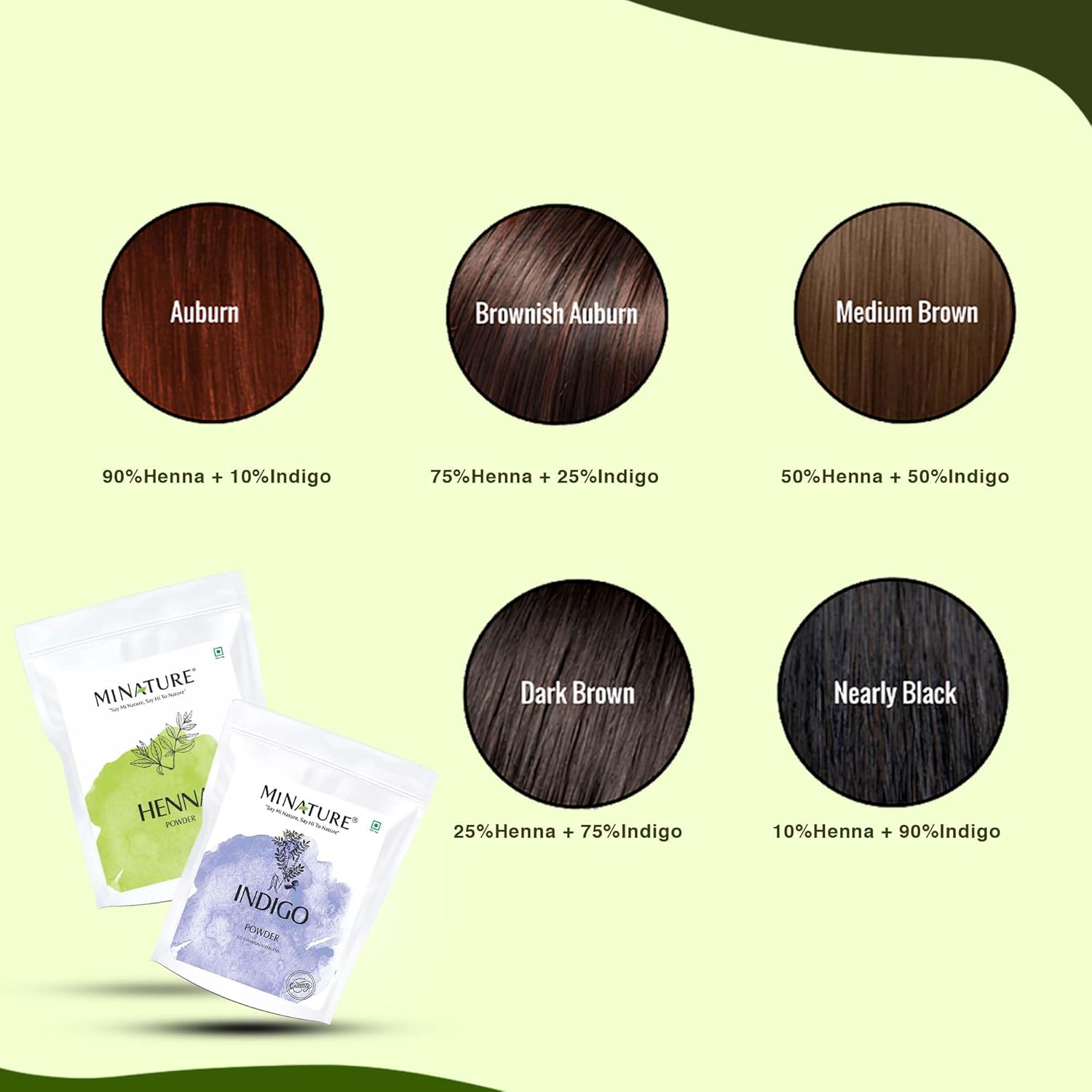 Mi Nature Pure Henna Mehndi Powder 1Kg (16Oz) |Naturally Plant Based Sourced Henna for Hair Coloring & Care |Herbal Hair Care | No Added Preservative image number 6