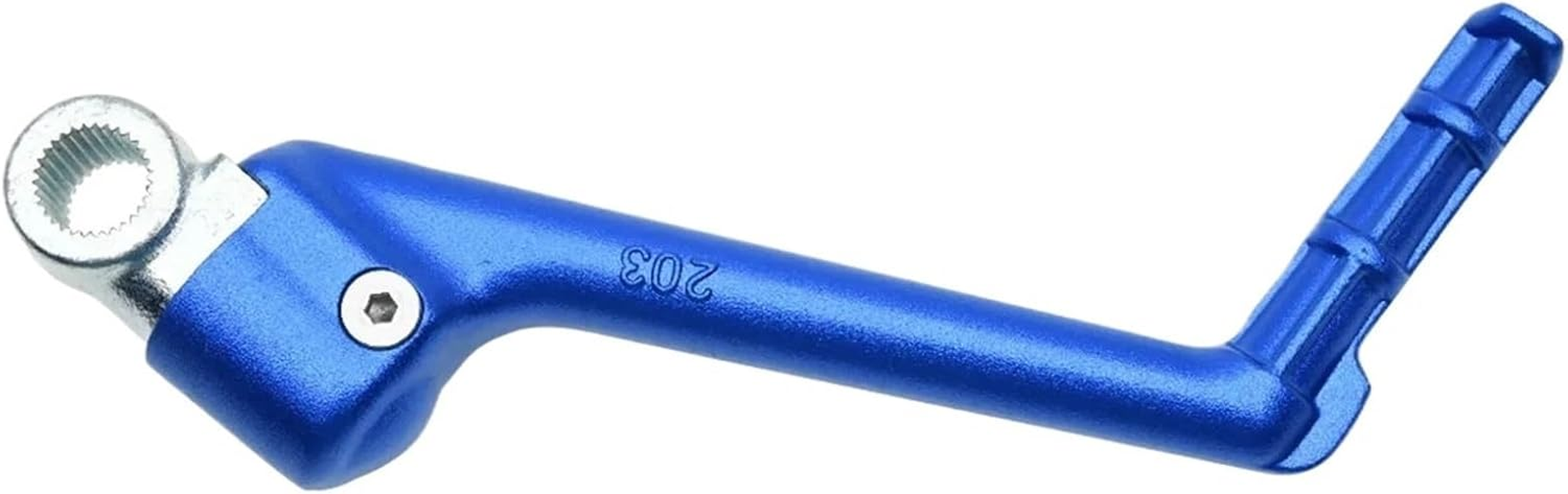 Motorcycle Forged Kick Start Lever Pedal Levers Compatible with YZ250F YZ450F YZ250FX YZ450FX WR250F WR450F YZ125 YZ250 Yz250X(Blue 2)