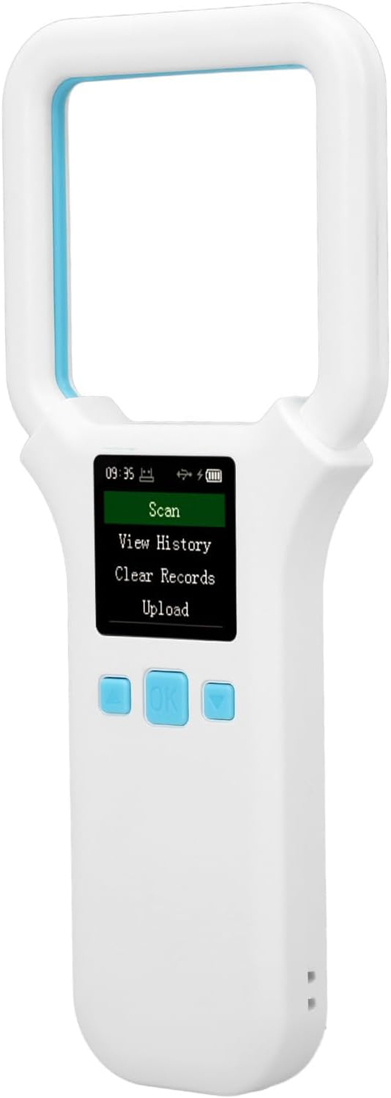 Pet Microchip Scanner - Animal Microchip Tag Reader - FDX-B/EMID Type - Rechargeable Microchip Reader