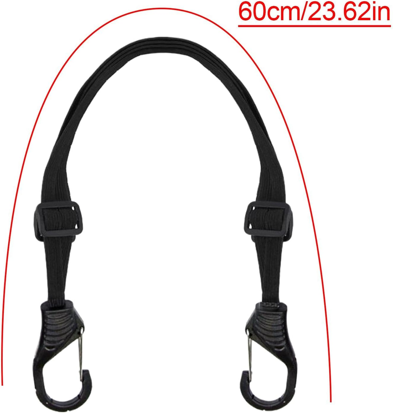 Motorcycle Luggage Cargo Straps - Motor Tie down Rope - Adjustable Motorcycle Tie down Straps for Securing ATV Kayak Moving Cargo - 90Cm image number 5