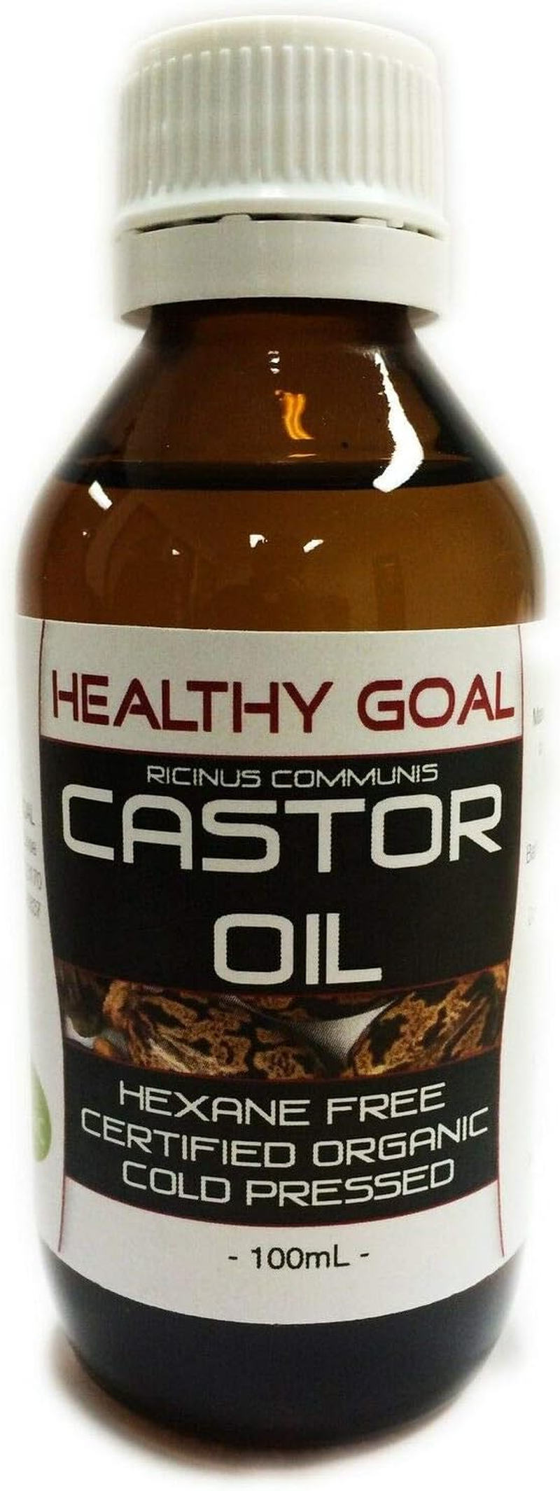 Certified Organic CASTOR OIL 100Ml ~ Cold Pressed Premium Grade Pure Hexane Free