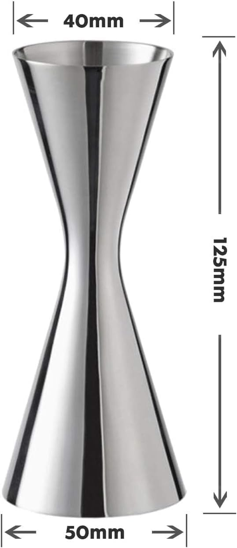 Stainless Steel Double Jiggers, Cocktail Shaker 1Oz / 2Oz Internal Etching Degree, Japanese Style Jigger Liquor Measuring Tools for Cocktails image number 5