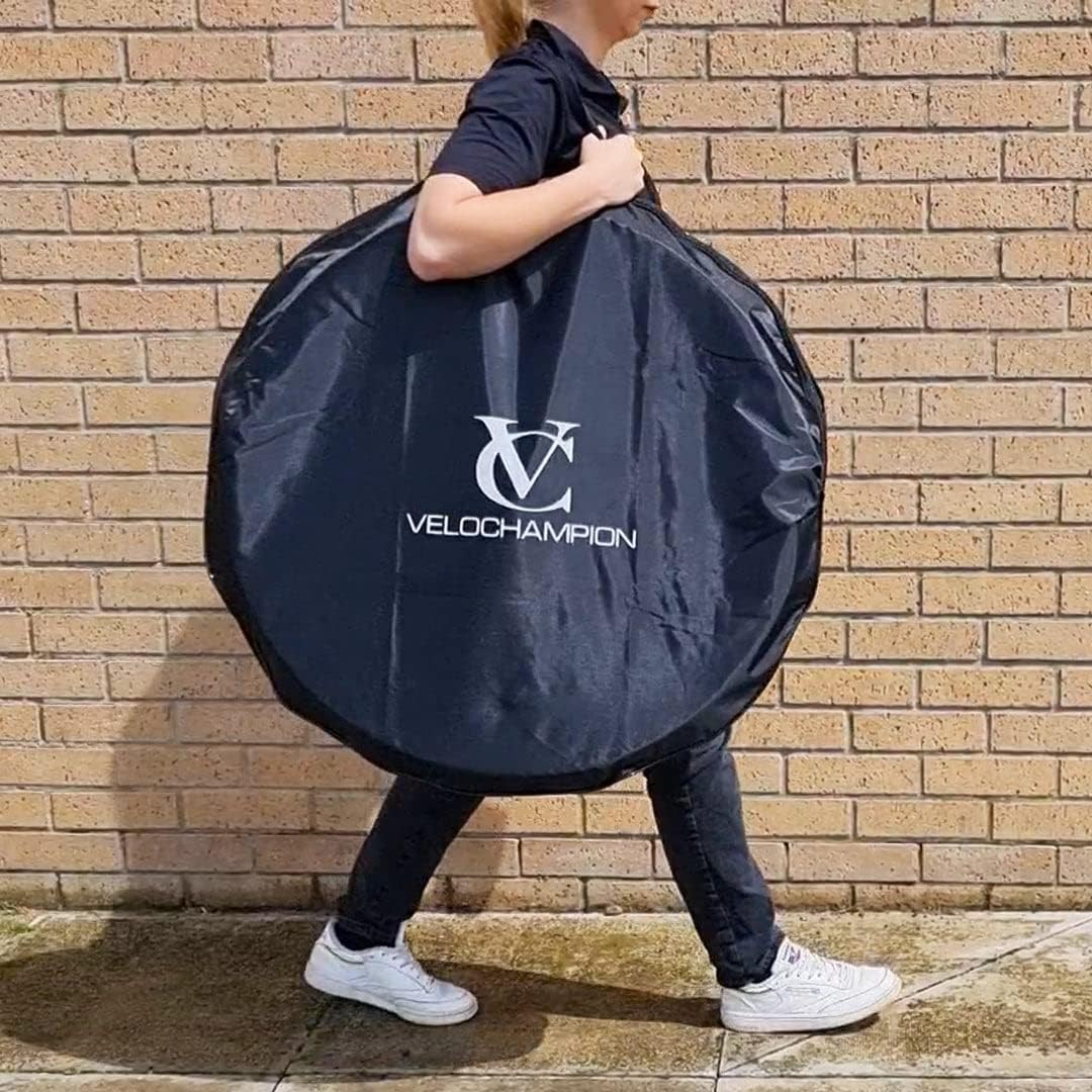 Velochampion Waterproof Bike Storage Bag for 26" 27.5" 29" Mountain Bike Wheels &ndash; Durable Lightweight Bicycle Wheel Cover for Travel image number 3