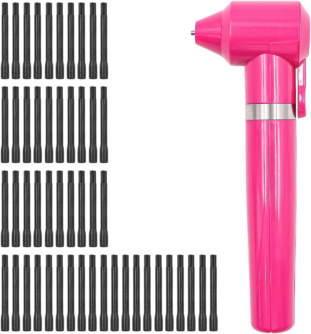 NUZAMAS Tattoo Pigment Mixer with 50Pcs Mixing Sticks Machine Makeup Eyebrow Color Ink Agitator Machine for Microblading Tattoo Supplies (Red) image number 6